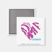 Aimant Zebra Purple 2 (Recto/Verso)
