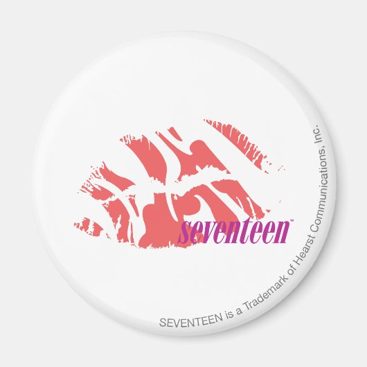 Aimant Zebra Rose (Devant)