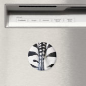 Aimant Zebra Tail noir et blanc (In Situ (Lave-vaisselle))