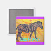Aimant Zebras Rock (Recto/Verso)