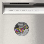 Aimant Zèbre d'arc-en-ciel (In Situ (Lave-vaisselle))