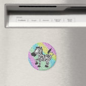 Aimant Zèbre funky (In Situ (Lave-vaisselle))