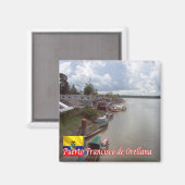 Aimant zEC011 FRANCISCO DE ORELLANA, Equateur, Réfrigérat (Recto/Verso)