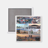 Aimant zEE004 TALLINN Estonie - Frigo (Recto/Verso)