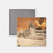 Aimant zEG017 GIZA, SPHINX, Egypte, Afrique, Frigo (Recto/Verso)