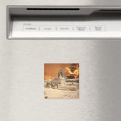 Aimant zEG017 GIZA, SPHINX, Egypte, Afrique, Frigo (In Situ (Lave-vaisselle))