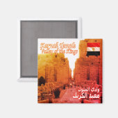 Aimant zEG026 EGYPT, Temple de Karnak, Afrique, Réfrigéra (Recto/Verso)