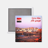 Aimant zEG043 MARSA ALAM, Égypte, Afrique, Fridge (Recto/Verso)