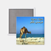 Aimant zEG047 MARSA ALAM, Mer Rouge, Égypte, Réfrigérateu (Recto/Verso)