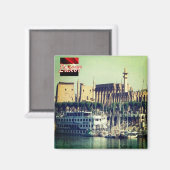 Aimant zEG049 LUXOR, EGYPTE, Afrique, Réfrigérateur (Recto/Verso)