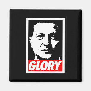 Aimant Zelenskyy - Gloire à l'Ukraine Soutenez l'Ukraine