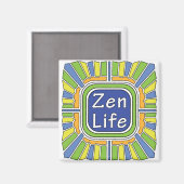 Aimant Zen Life pour moi (Recto/Verso)