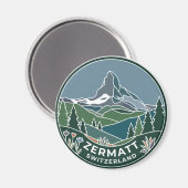Aimant Zermatt Suisse (Recto/Verso)