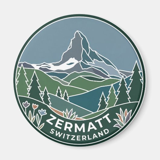 Aimant Zermatt Suisse (Devant)