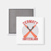 Aimant Zermatt, Suisse (Recto/Verso)
