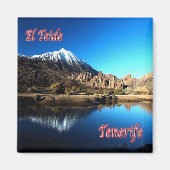 Aimant zES006 EL TEIDE Tenerife Espagne, Frigo (Devant)