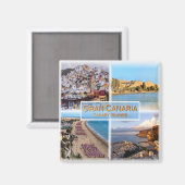 Aimant zES008 LAS PALMAS Gran Canaria, Frigo (Recto/Verso)