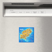 Aimant zES053 EIVISSA, Carte, Frigo (In Situ (Lave-vaisselle))