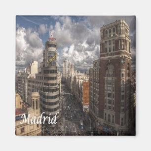 Aimant zES091 MADRID City, Espagne, Fridge