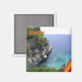 Aimant zES106 MENORCA, PANORAMA, (Recto/Verso)