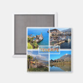 Aimant zES108 TENERIFE, LOS GIGANTOS, SANTA CRUZ (Recto/Verso)