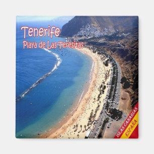 Aimant zES139 TENERIFE Plage Teresitas, Canaries, Réfrigé