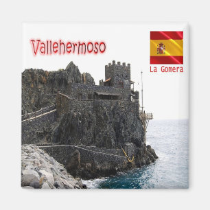 Aimant zES151 LA GOMERA Vallehermoso, Castillo del Mar,