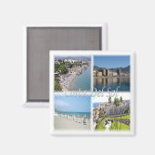 Aimant zES156 COSTA DEL SOL, Espagne, Frigo (Recto/Verso)