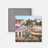 Aimant zFJ004 FIJI, Suva, Business District, Fridge  (Recto/Verso)