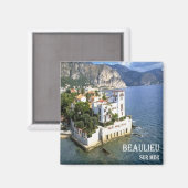 Aimant zFR0104 BEAULIEU SUR MER-BELLUOGO, Côte d'Azur, (Recto/Verso)
