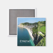 Aimant zFR023 ETRETAT Panorama, Normandie, France (Recto/Verso)