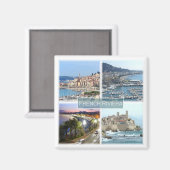 Aimant zFR040 FRANÇAIS RIVIERA, France, Fridge (Recto/Verso)