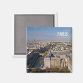 Aimant zFR054 PARIS panorama, France, Frigo (Recto/Verso)