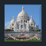 Aimant zFR062 Basilique MONTMARTRE, Paris, France, Fridge<br><div class="desc">Vous y trouverez le souvenir de vos vacances. (zFR062 Basilique MONTMARTRE,  Paris,  France Aimant frigo). Amaze amis et parents avec les souvenirs uniques de votre voyage. Essaie-nous ! #LeoPepeDesign - coeur sacré,  europe france,  leopepedesign,  voyage en photo tourisme,  cadeau souvenir gadget frigo aimant.</div>