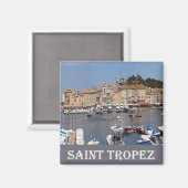 Aimant zFR079 SAINT TROPEZ, Côte d'Azur, Frigo (Recto/Verso)