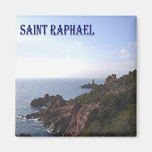 Aimant zFR080 SAINT RAPHAEL, Côte d'Azur, Frigo (Devant)