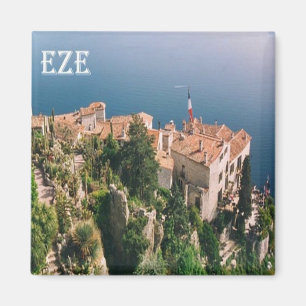 Aimant zFR096 EZE EZA, Côte d'Azur, France, Frigo