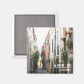 Aimant zFR105 ARGELES SUR MER Côte d'Azur, France, (Recto/Verso)