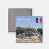 Aimant zFR141 AIX EN PROVENCE, France, Fridge (Recto/Verso)