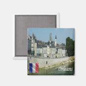 Aimant zFR145 ORLEANS, France, Fridge (Recto/Verso)