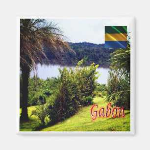 Aimant zGA004 GABON, LAC KANGO, Afrique, Réfrigérateur