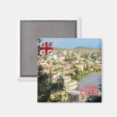 Aimant zGE006 KUTAISI, Géorgie, Asie, Frigo (Recto/Verso)