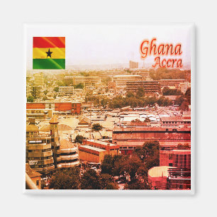 Aimant zGH003 ACCRA Nord, Ghana, Afrique, Fridge