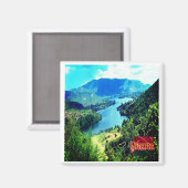 Aimant zGH006 GHANA, Lac Volta, Afrique, Réfrigérateur (Recto/Verso)