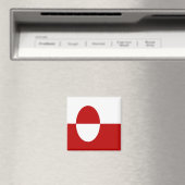 Aimant zGL001 GREENLAND Drapeau, Amérique, Réfrigérateur (In Situ (Lave-vaisselle))