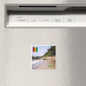 Aimant zGN008 GUINEA, Governor's Beach, Afrique, Fridge (In Situ (Lave-vaisselle))