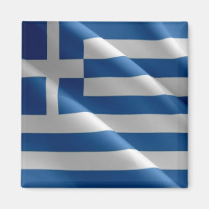 Aimant zGR002 Grèce Drapeau agitant, Frigo