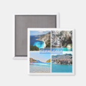 Aimant zGR023 KEFALONIA, Grèce, Europe, Fridge (Recto/Verso)