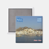 Aimant zGR047 NAXOS, Grèce, Fridge (Recto/Verso)