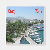 Aimant zGR055 KOS, Grèce, Fridge (Devant)